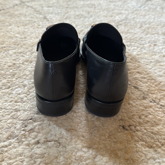 rag & bone Black Loafers with Silver Accent - Picture 4 of 7